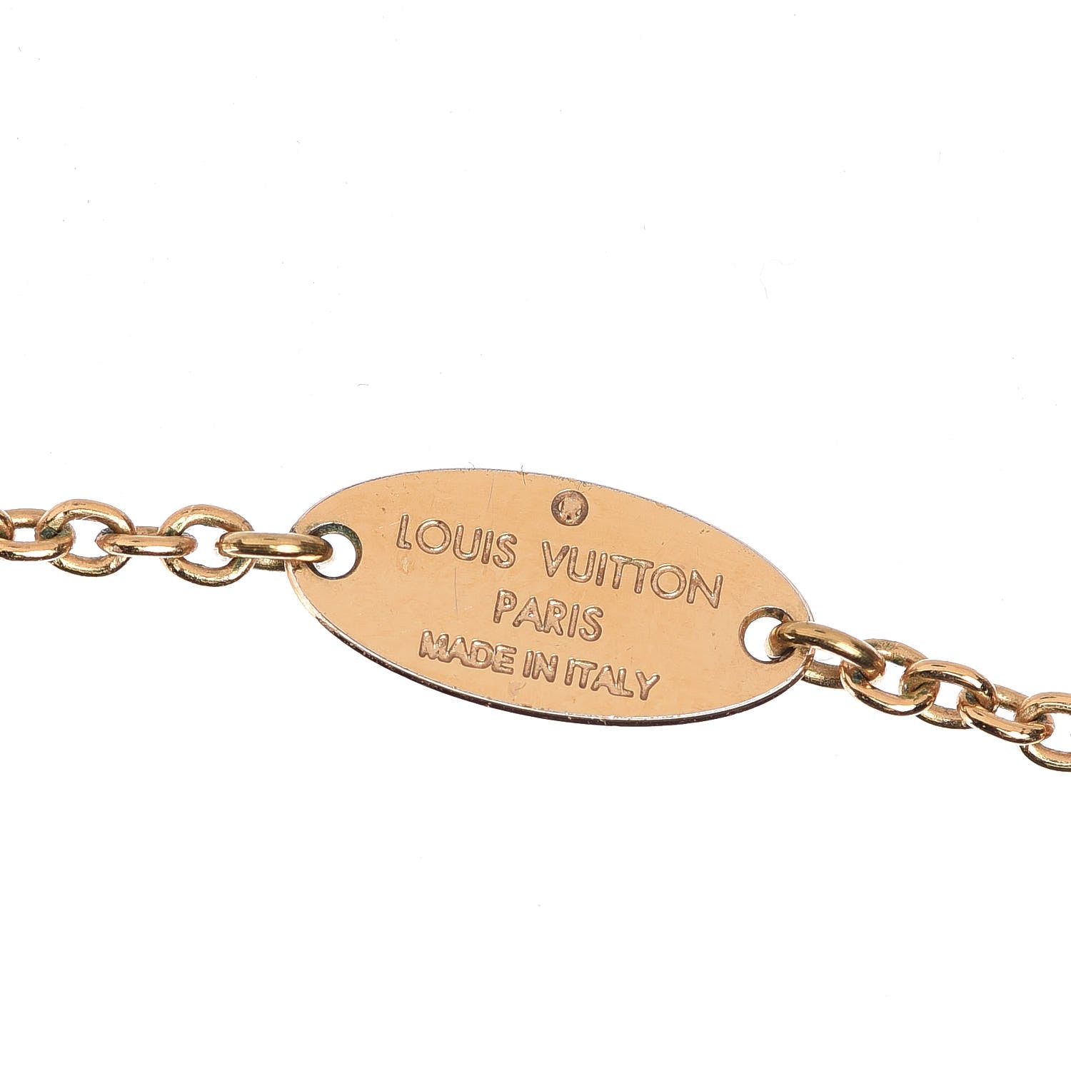 Louis Vuitton Flower Full Necklace Gold 5 of 5