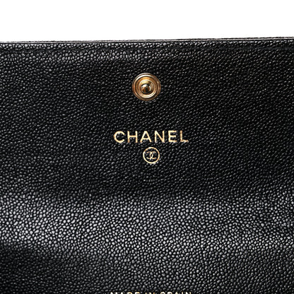 Chanel Caviar Quilted Boy Flap Card Holder Black 6 of 8