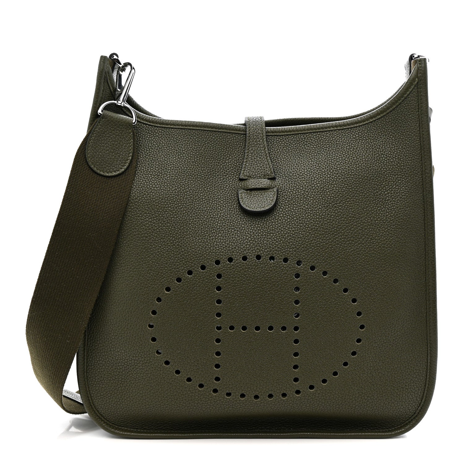 Hermes Taurillon Maurice Evelyne III PM Vert Olive 1 of 11