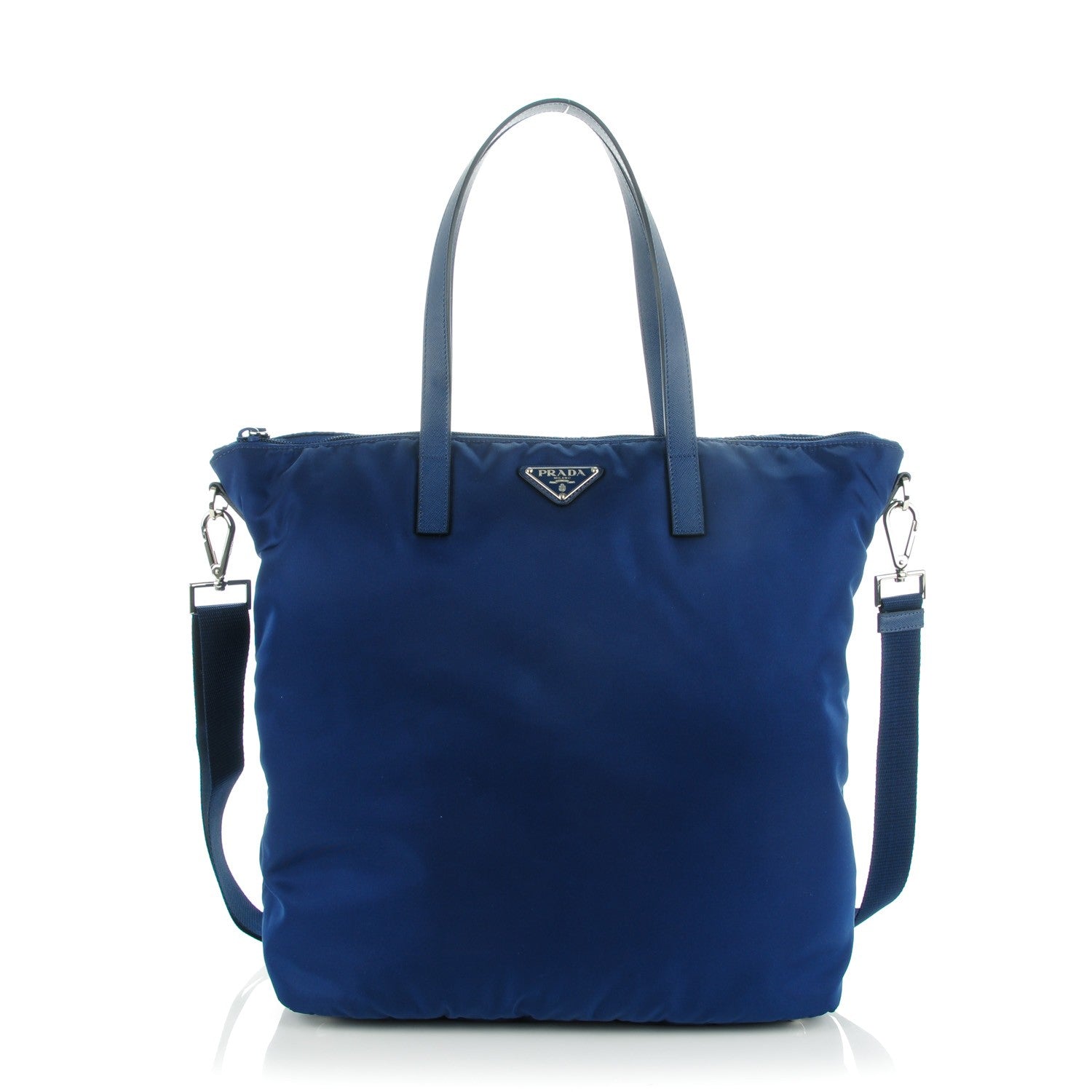 Prada Nylon Vela Tote Royal 1 of 8