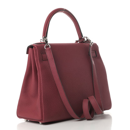 Hermes Togo Kelly Retourne 28 Rouge Grenat 3 of 11