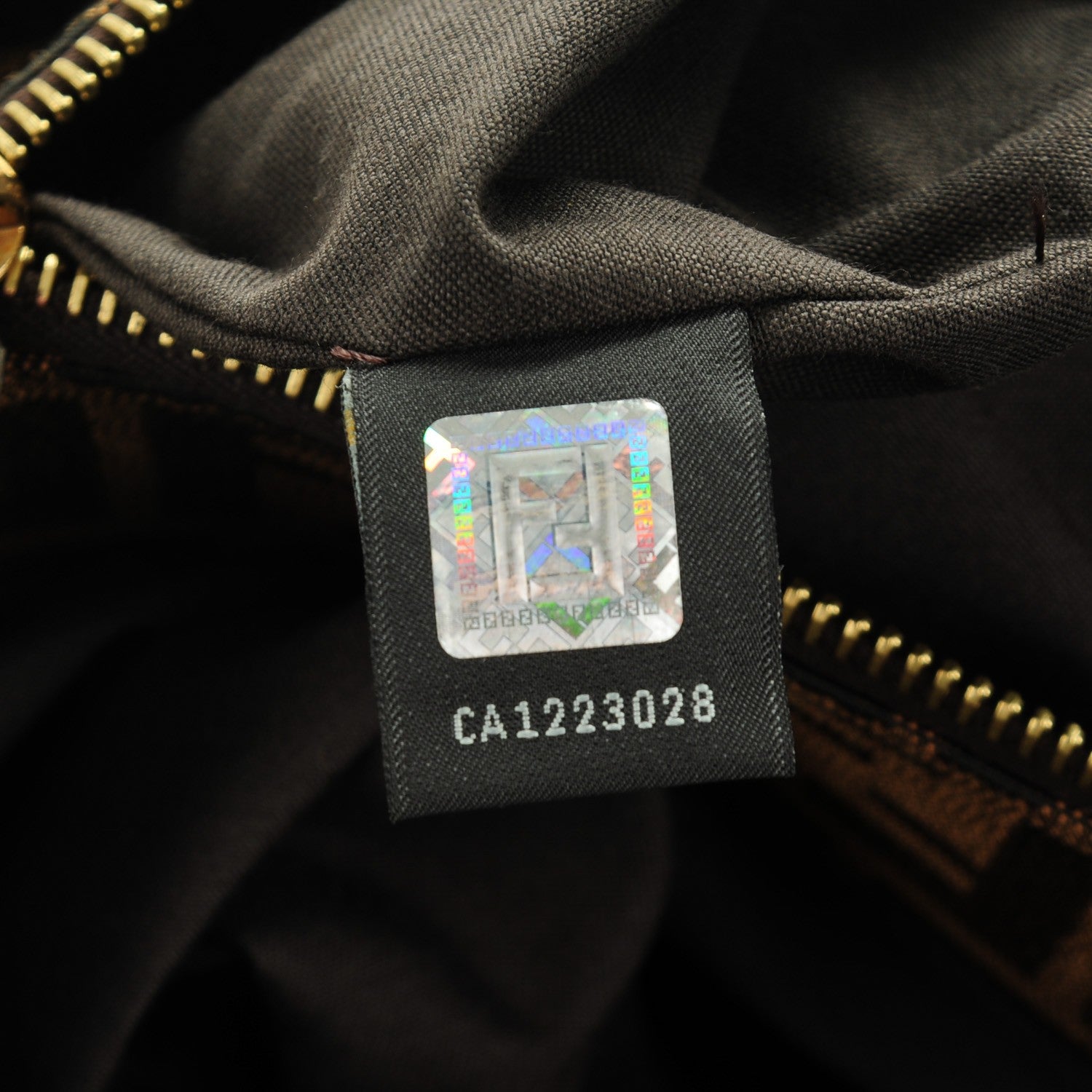 Fendi Zucca Mia Tote Tobacco 8 of 8