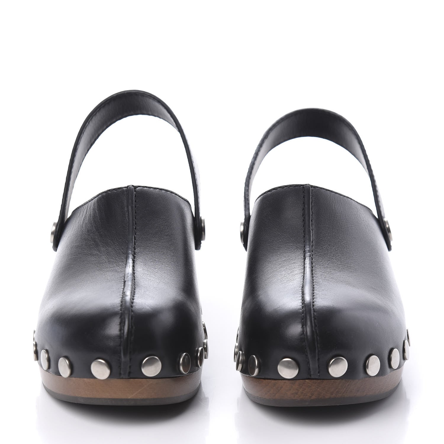 Christian Dior Calfskin Diorquake 20mm Slingback Clogs 36 Black 2 of 8
