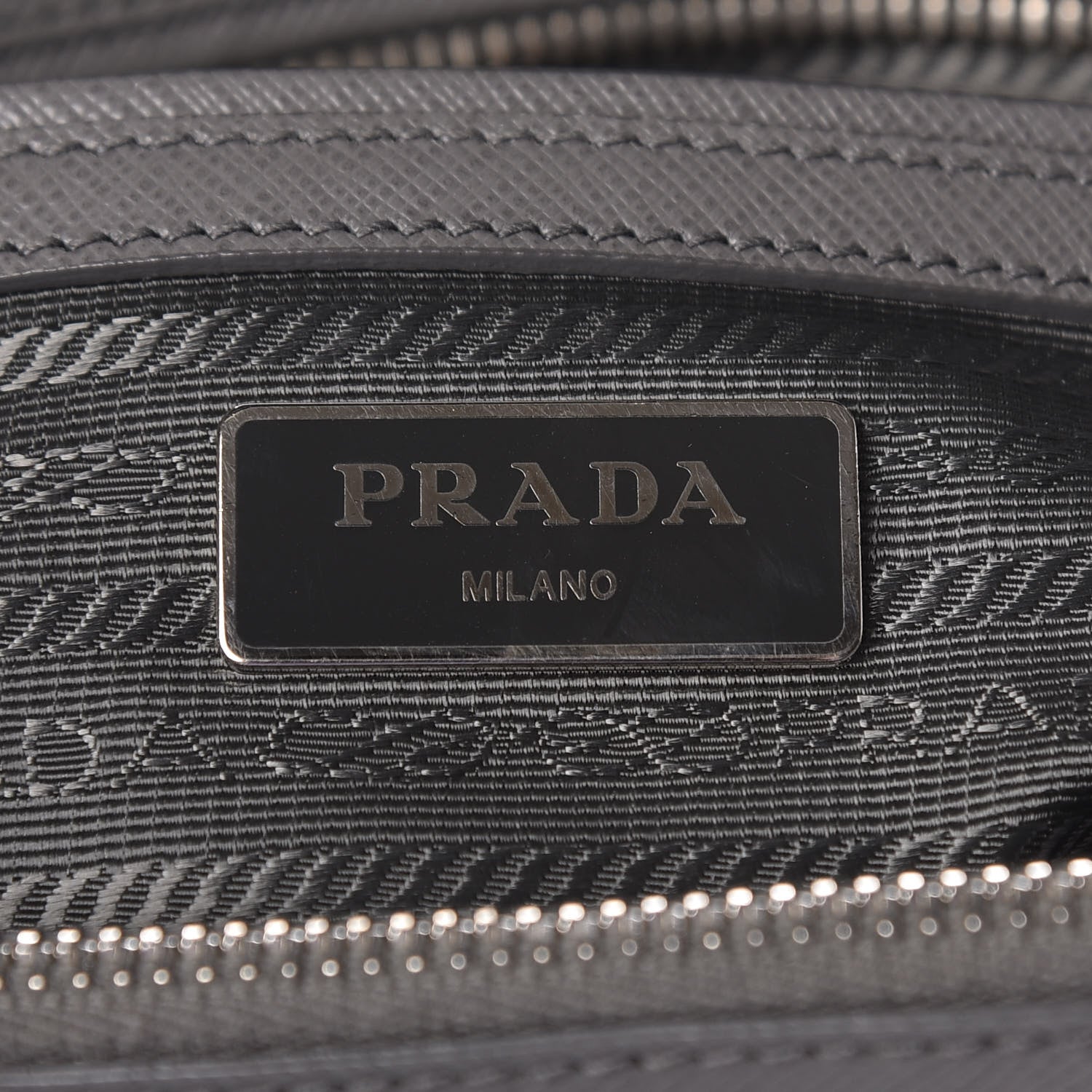 Prada Saffiano Medium Galleria Double Zip Tote Marmo 9 of 11