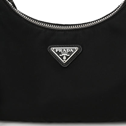 Prada Nylon Re-Edition 2005 Shoulder Bag Black 9 of 11