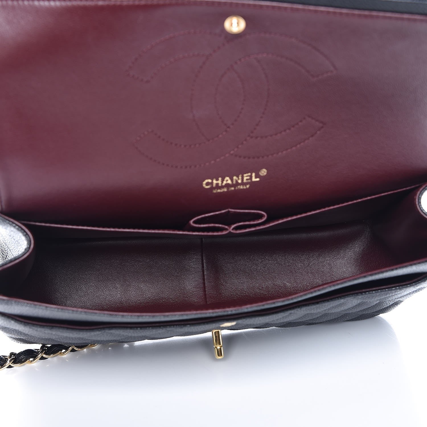 Chanel Caviar Quilted Jumbo Double Flap Black 5 of 8