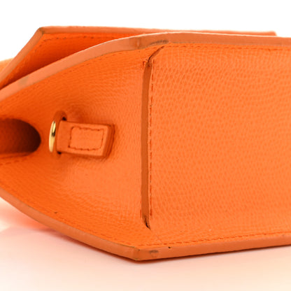 Jacquemus Grained Calfskin Le Chiquito Orange 8 of 9