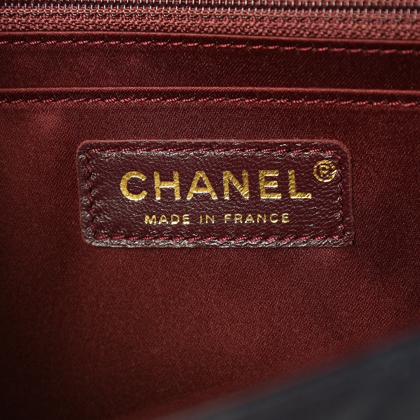 Lambskin Quilted Large Golden Class Flap Navy