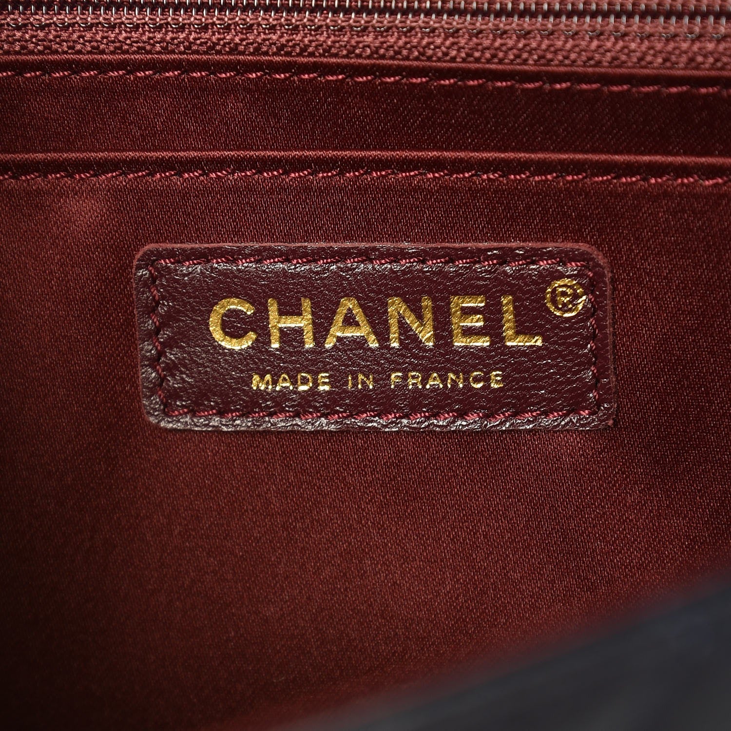 Chanel Lambskin Quilted Large Golden Class Flap Navy 7 of 8