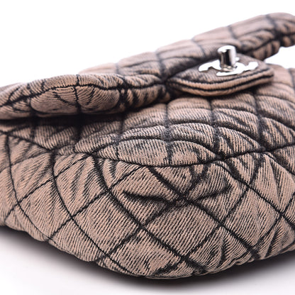 Chanel Denim Quilted Small Flap Light Pink Black 8 of 11