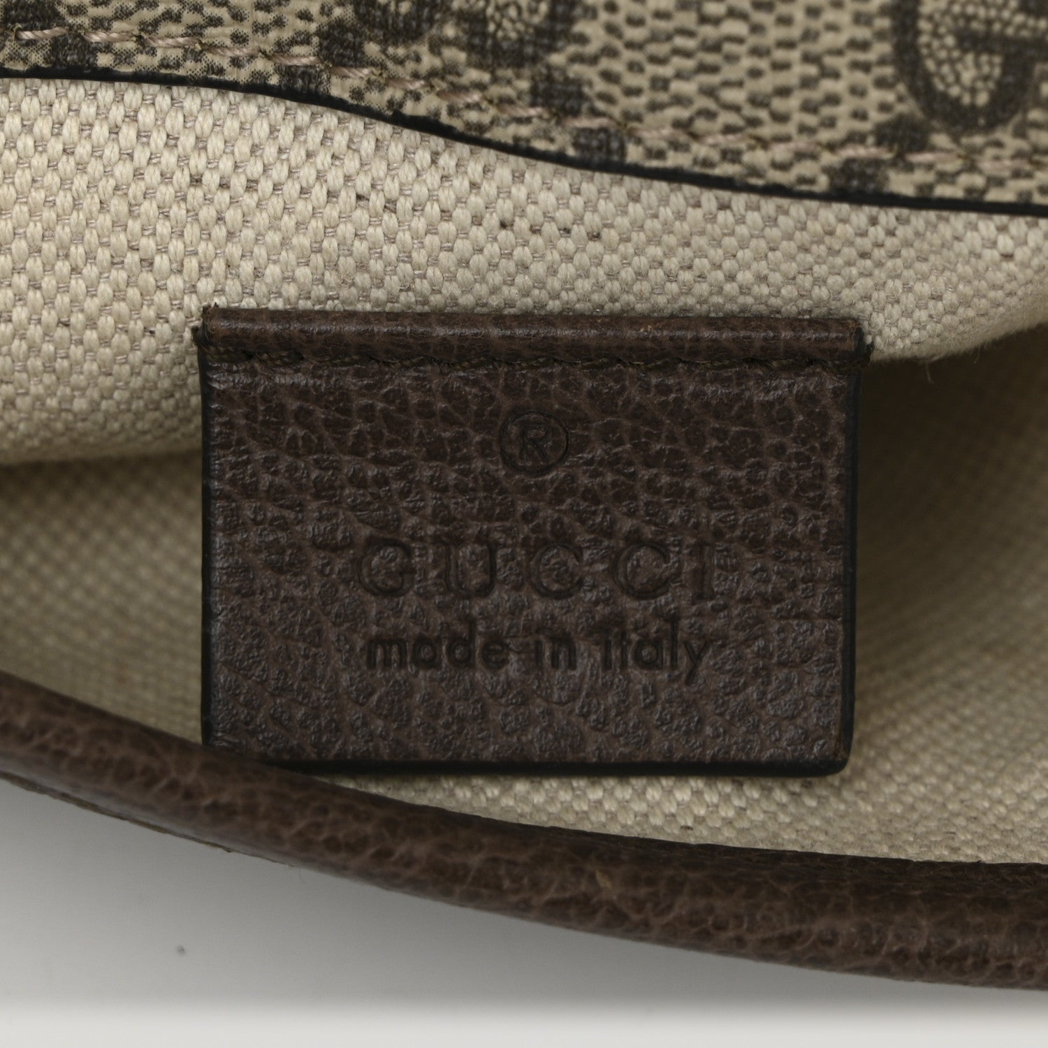Gucci GG Supreme Monogram Neo Vintage Web Belt Bag Brown 10 of 21