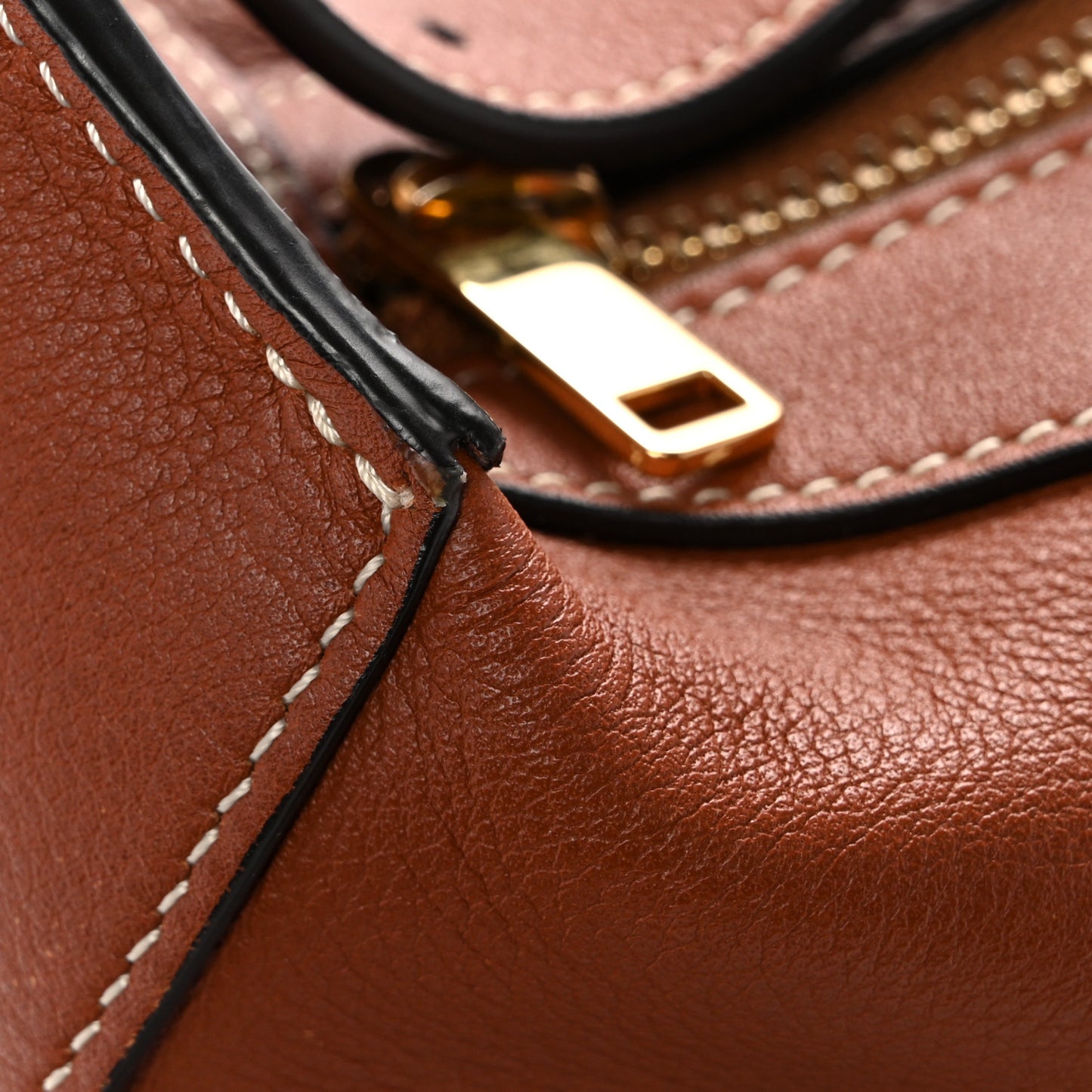 Supple Calfskin Medium Romy Shoulder Bag Tan