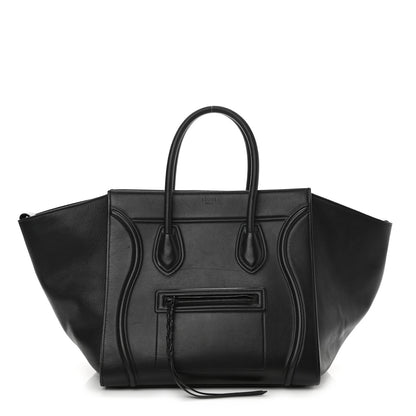 Celine Smooth Calfskin Medium Phantom Luggage Black 1 of 11