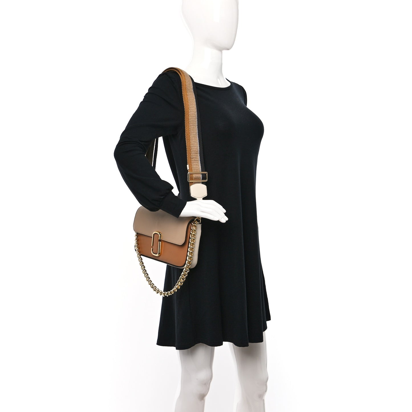 Calfskin The J Marc Shoulder Bag Cathay Spice Multicolor