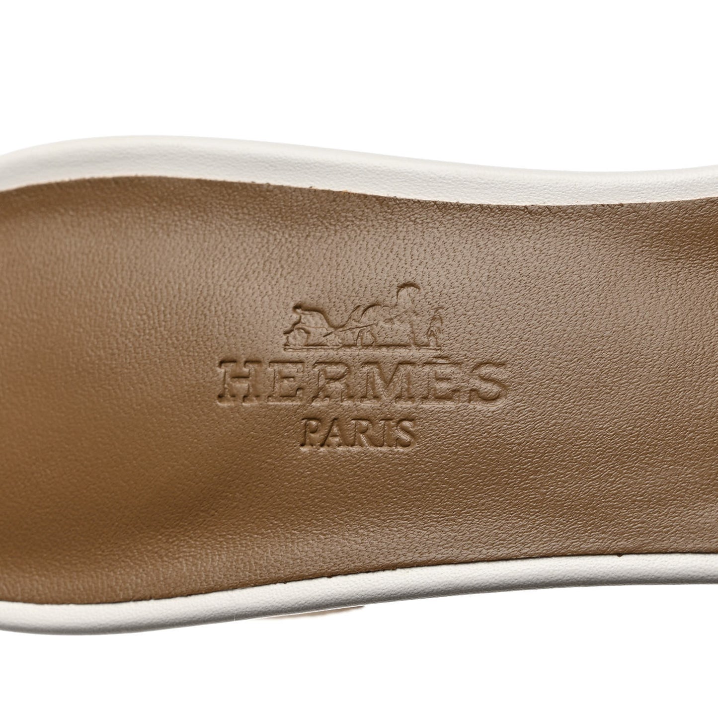 Calfskin Oasis Sandals 36 White