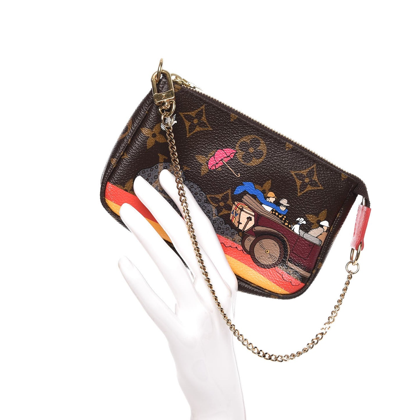 Monogram 2015 Christmas Animation Mini Pochette Accessories