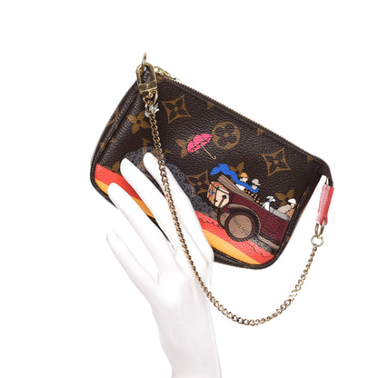 Louis Vuitton Monogram 2015 Christmas Animation Mini Pochette Accessories 2 of 8