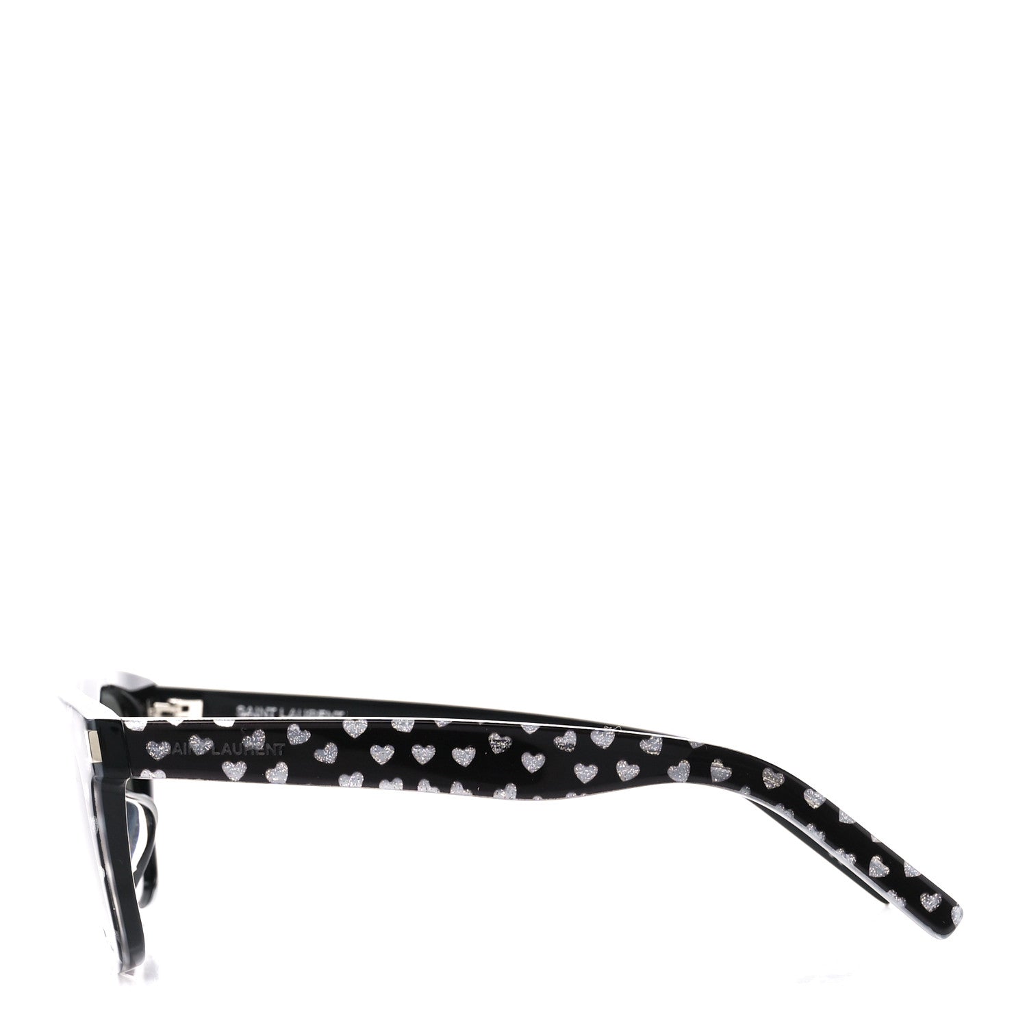 Saint Laurent Square Heart Sunglasses SL51 Black 3 of 8
