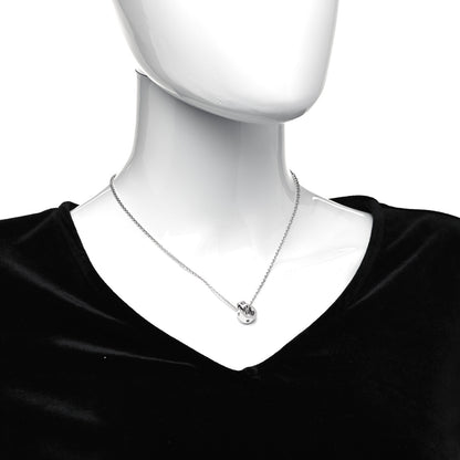 Bulgari 18K White Gold Diamond BVLGARI BVLGARI Link Pendant Necklace 7 of 8