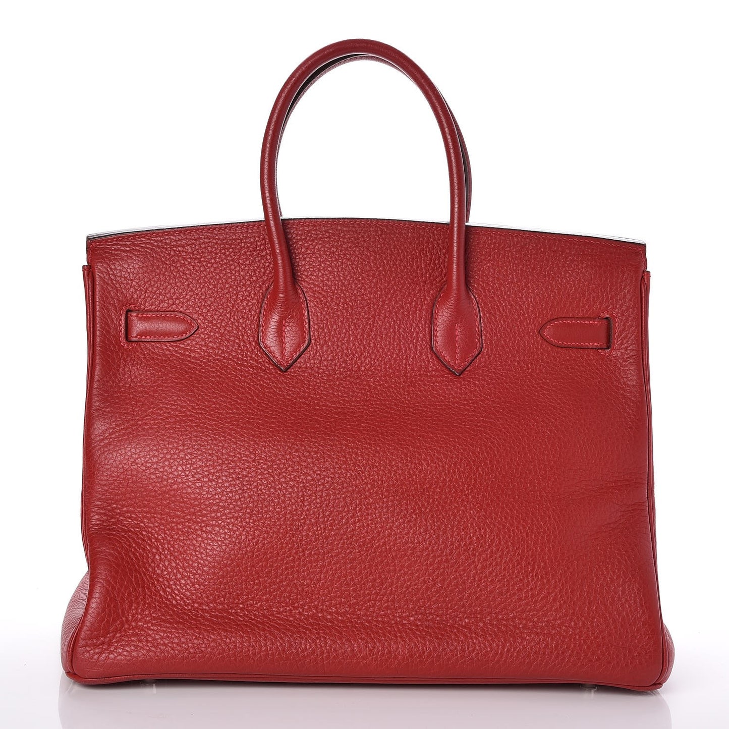 Taurillon Clemence Birkin 35 Rouge Casaque