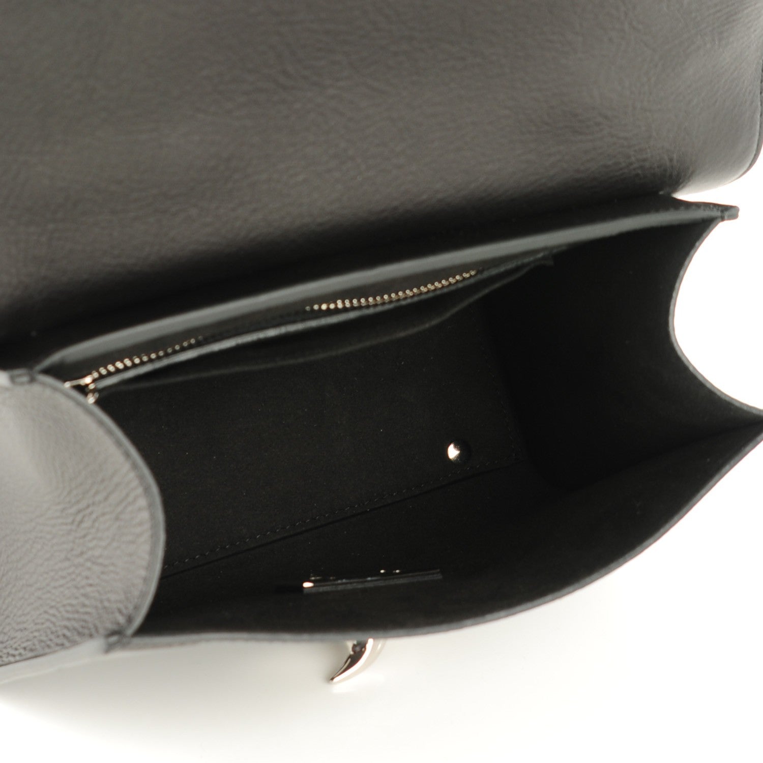 Givenchy Grained Calfskin Mini Shark Lock Satchel Black 5 of 7