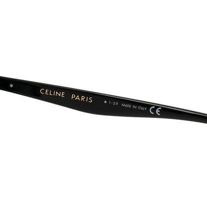 Celine Flat Top Shield Sunglasses CL 40006IN Black 6 of 6