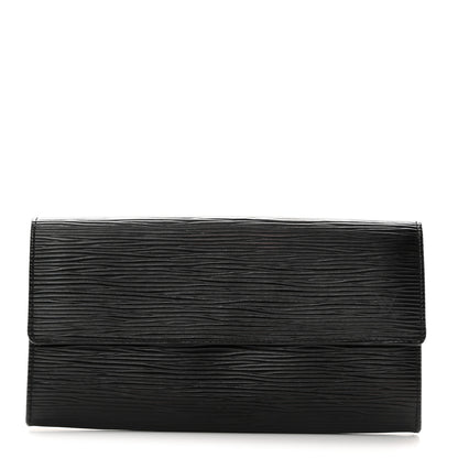 Louis Vuitton Epi Sarah Wallet Black 1 of 8