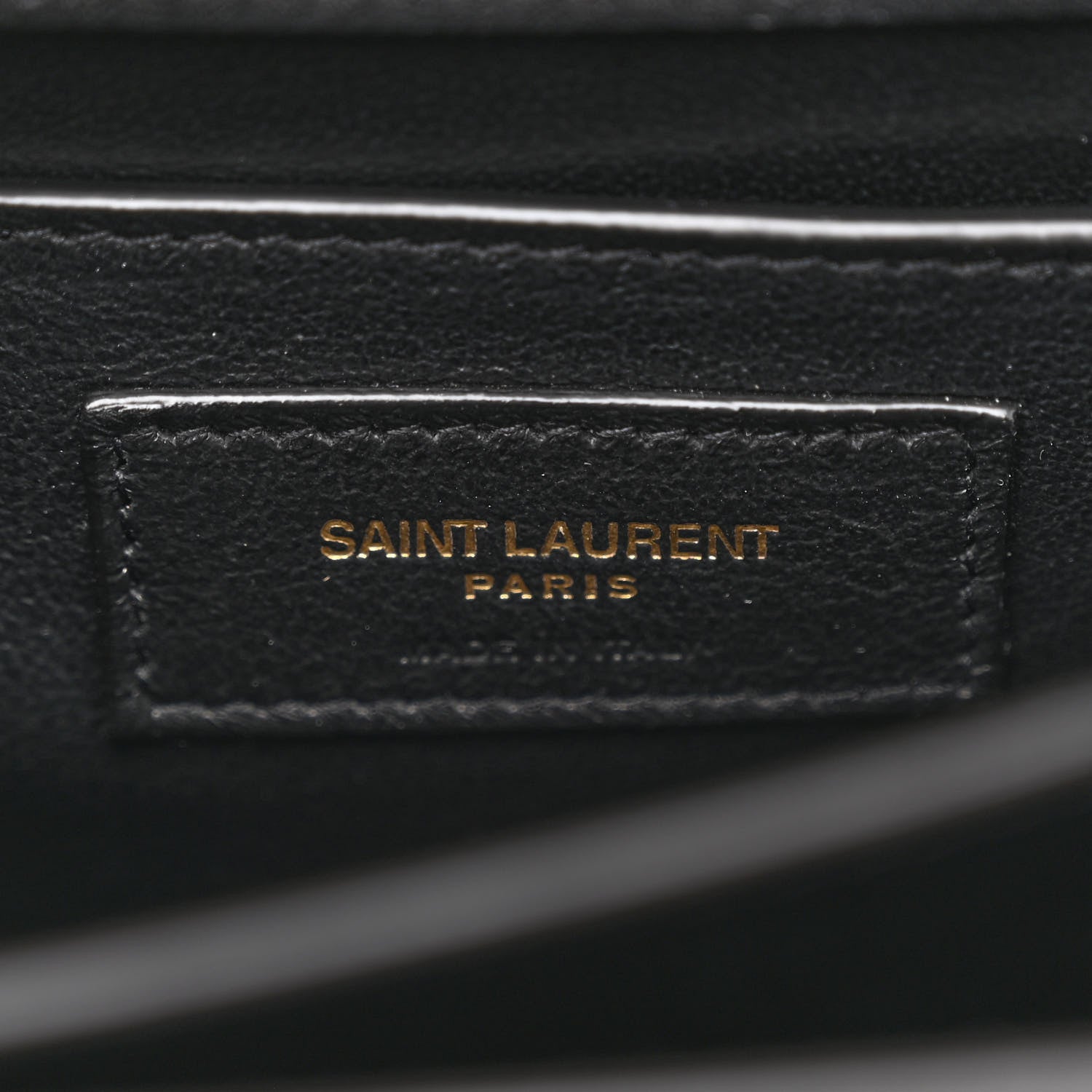 Saint Laurent Coated Bark Calfskin Medium Monogram Sunset Black 6 of 11