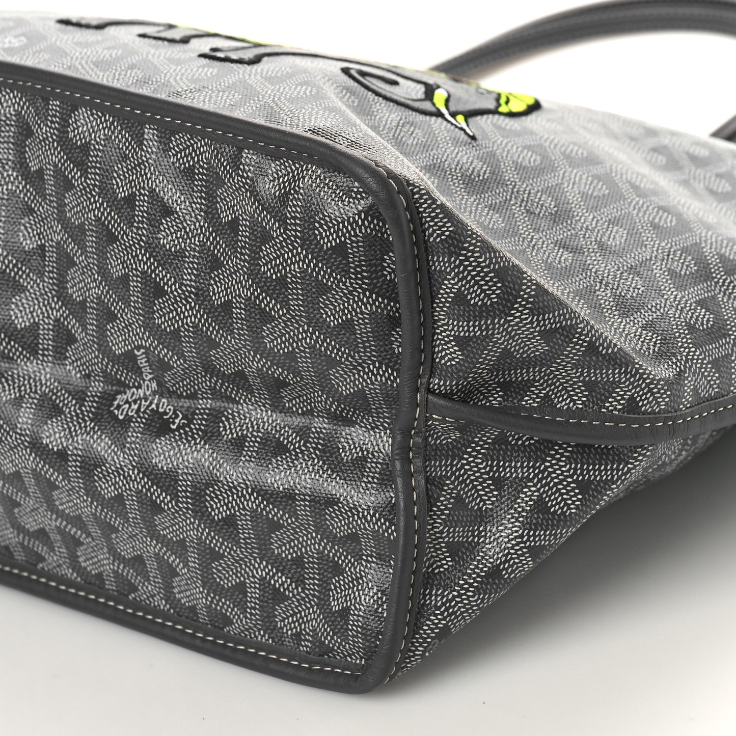 Goyardine Reversible Anjou PM Grey