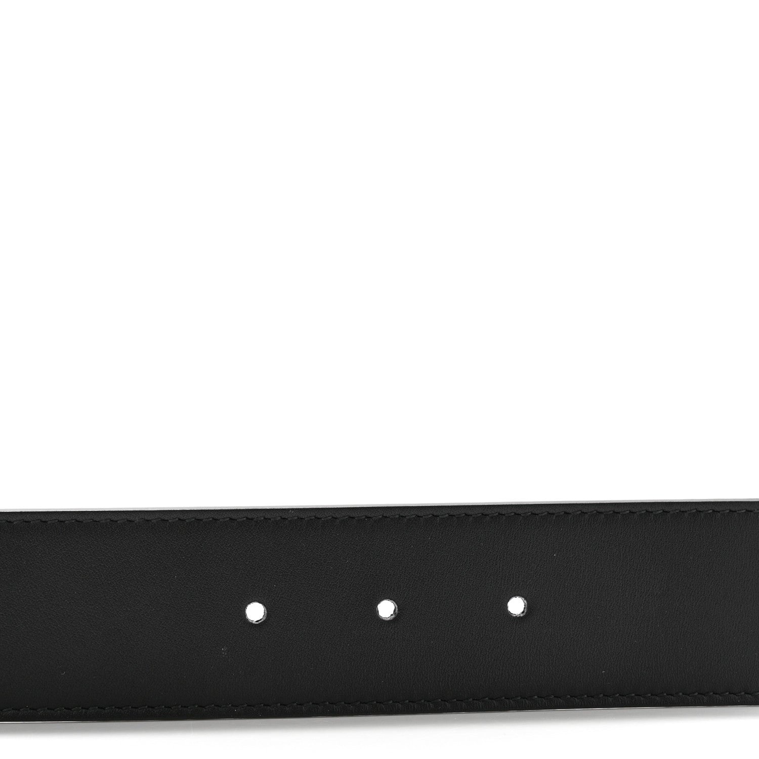 Gucci Calfskin Crystal Double G 40mm Belt 80 32 Black 3 of 5