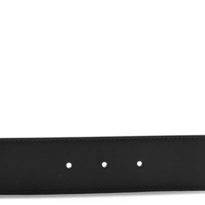 Gucci Calfskin Crystal Double G 40mm Belt 80 32 Black 3 of 5