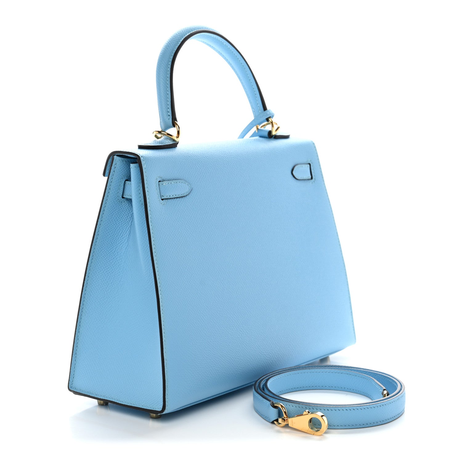 Hermes Epsom Kelly Sellier 25 Celeste 3 of 11