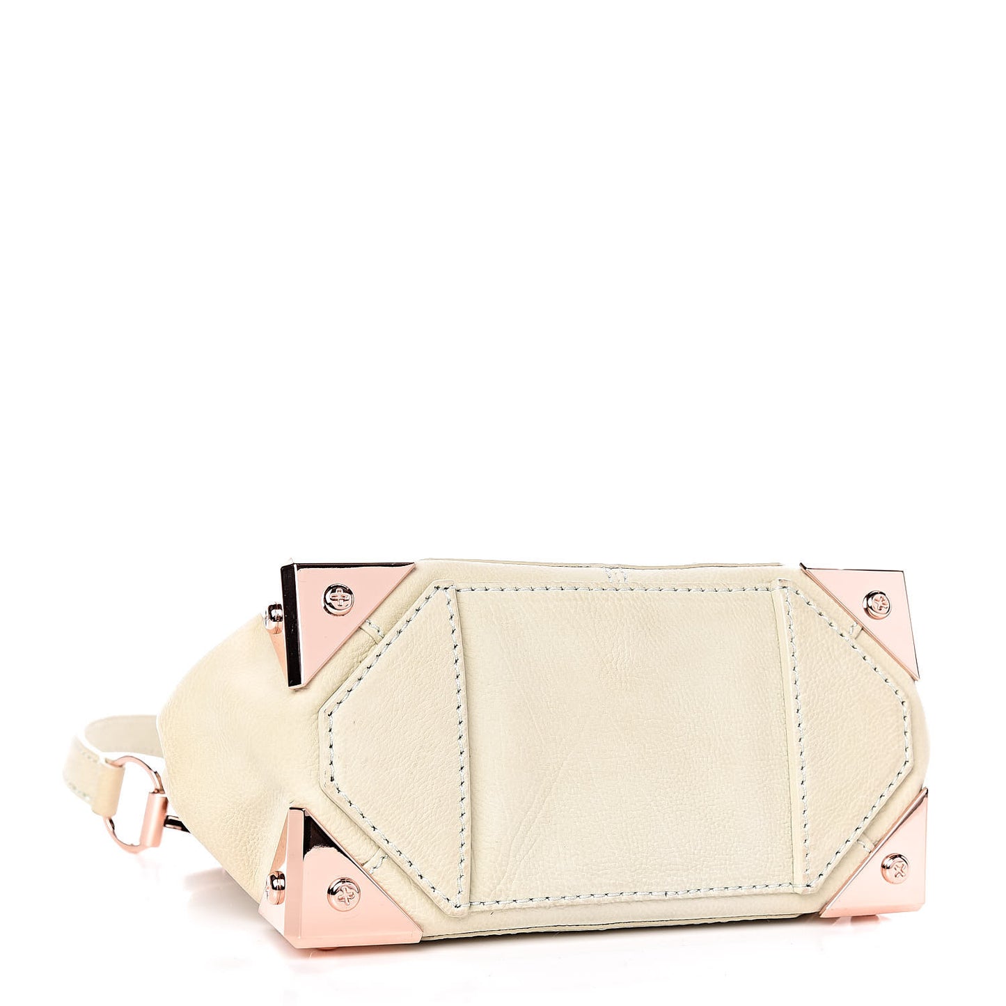 Calfskin Small Marion Tote Aloe Rose Gold Hardware