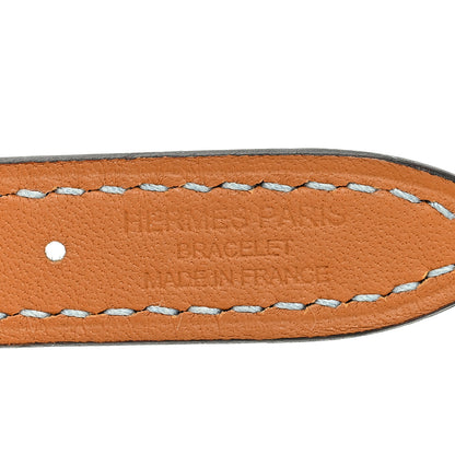 Hermes Swift 45mm Apple Watch Single Tour Band Bleu Lin 3 of 6