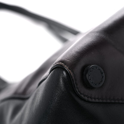 Prada Soft Calfskin Tote Ebano Black 9 of 14