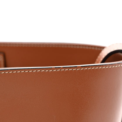 Celine Smooth Calfskin Small Cuir Triomphe Bucket Bag Tan 11 of 15