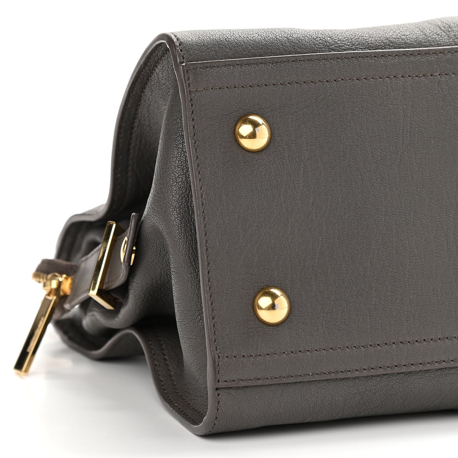 Saint Laurent Calfskin Medium Classic Y Cabas Grey 8 of 13