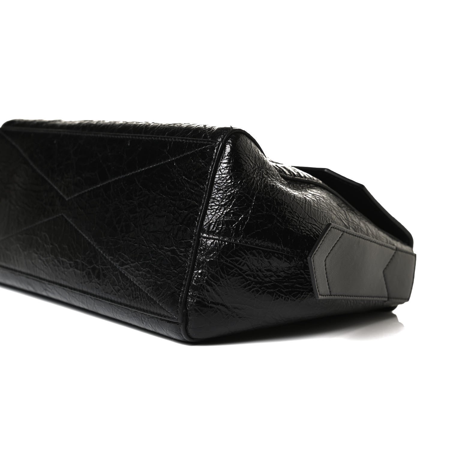 Givenchy Creased Patent Calfskin Medium ID Flap Black 10 of 10