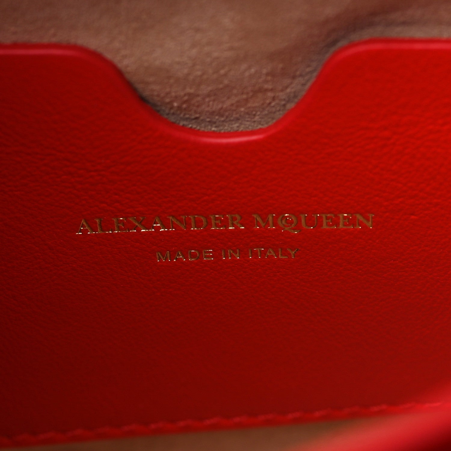 Alexander McQueen Calfskin Small Wicca Shoulder Bag Red 5 of 6