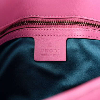 Gucci Velvet Matelasse Marquise Crystals Embroidered Small GG Marmont Shoulder Bag Malva 8 of 10