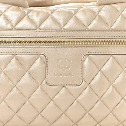 Chanel Lambskin Coco Cocoon Bowler Light Gold 8 of 10
