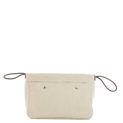 Hermes Canvas Barenia Fourbi 20 PM Pouch Naturel Fauve 1 of 10