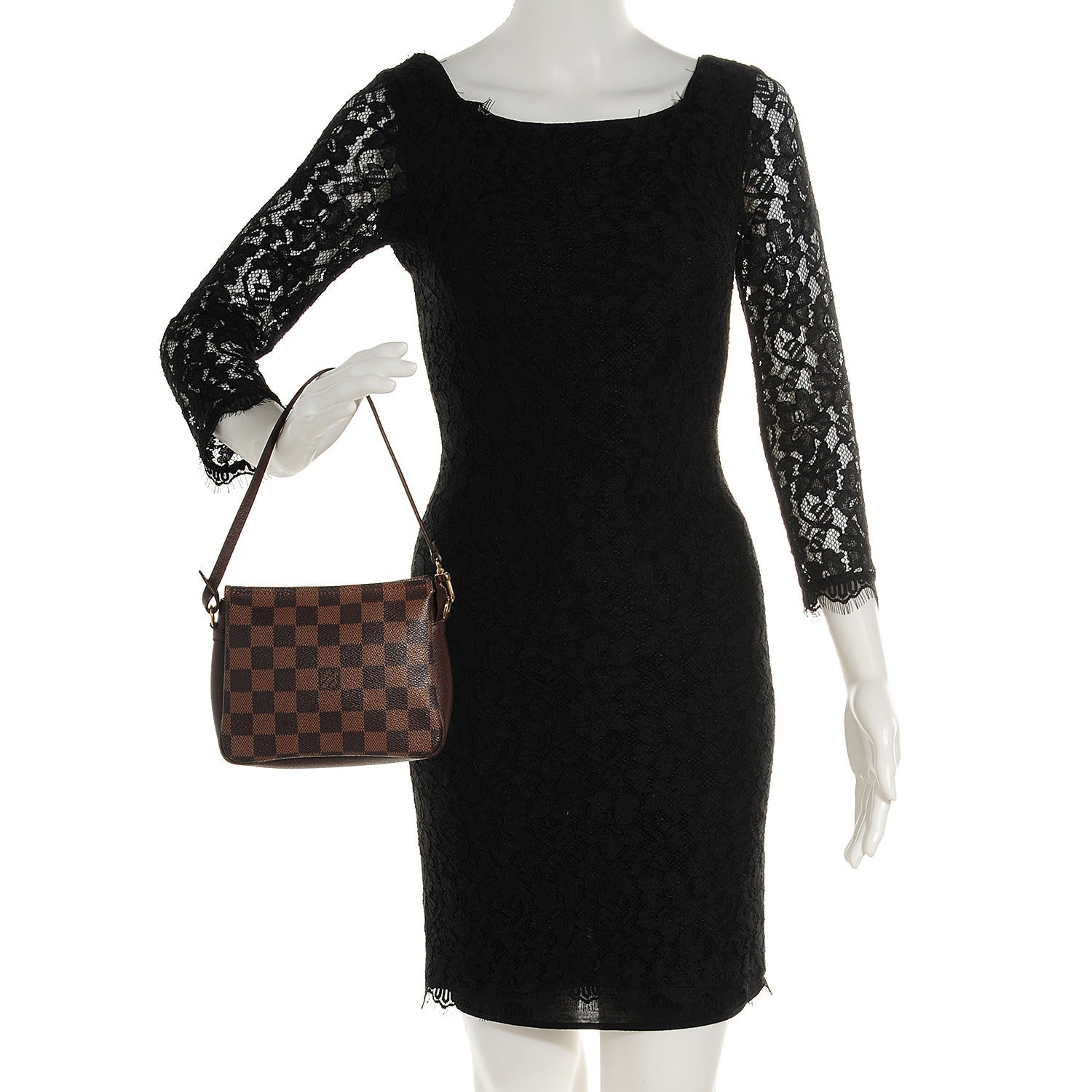 Louis Vuitton Damier Ebene Trousse Makeup Bag Pochette 2 of 7