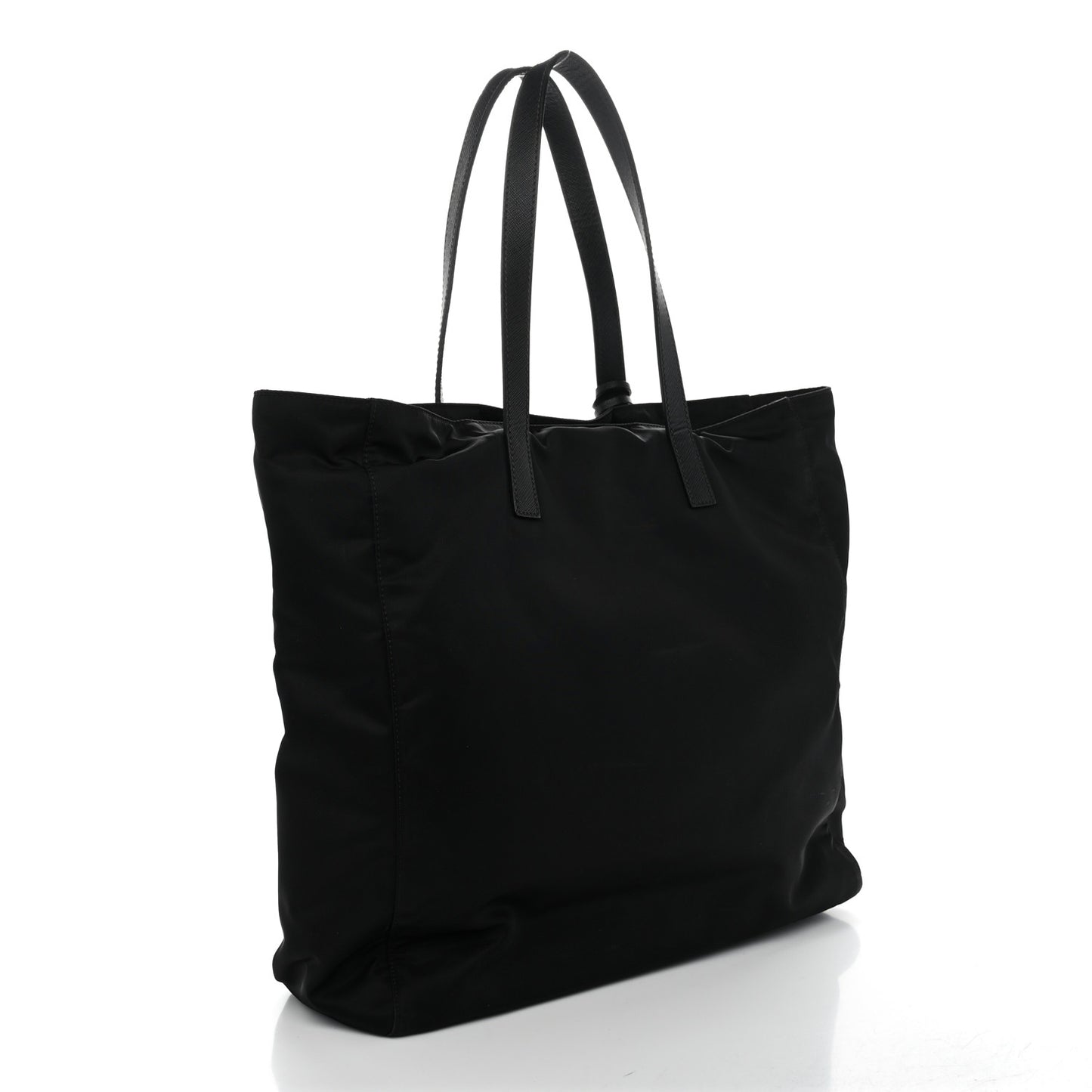 X JAMES JEAN Tessuto Nylon Patch Shopping Tote Black