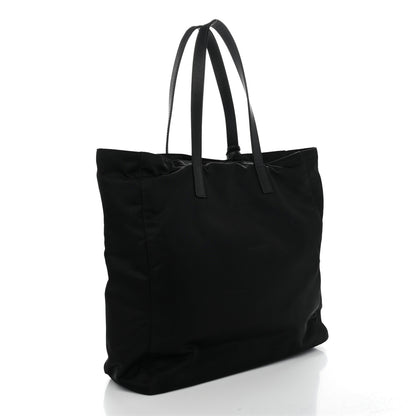 Prada X JAMES JEAN Tessuto Nylon Patch Shopping Tote Black 3 of 12