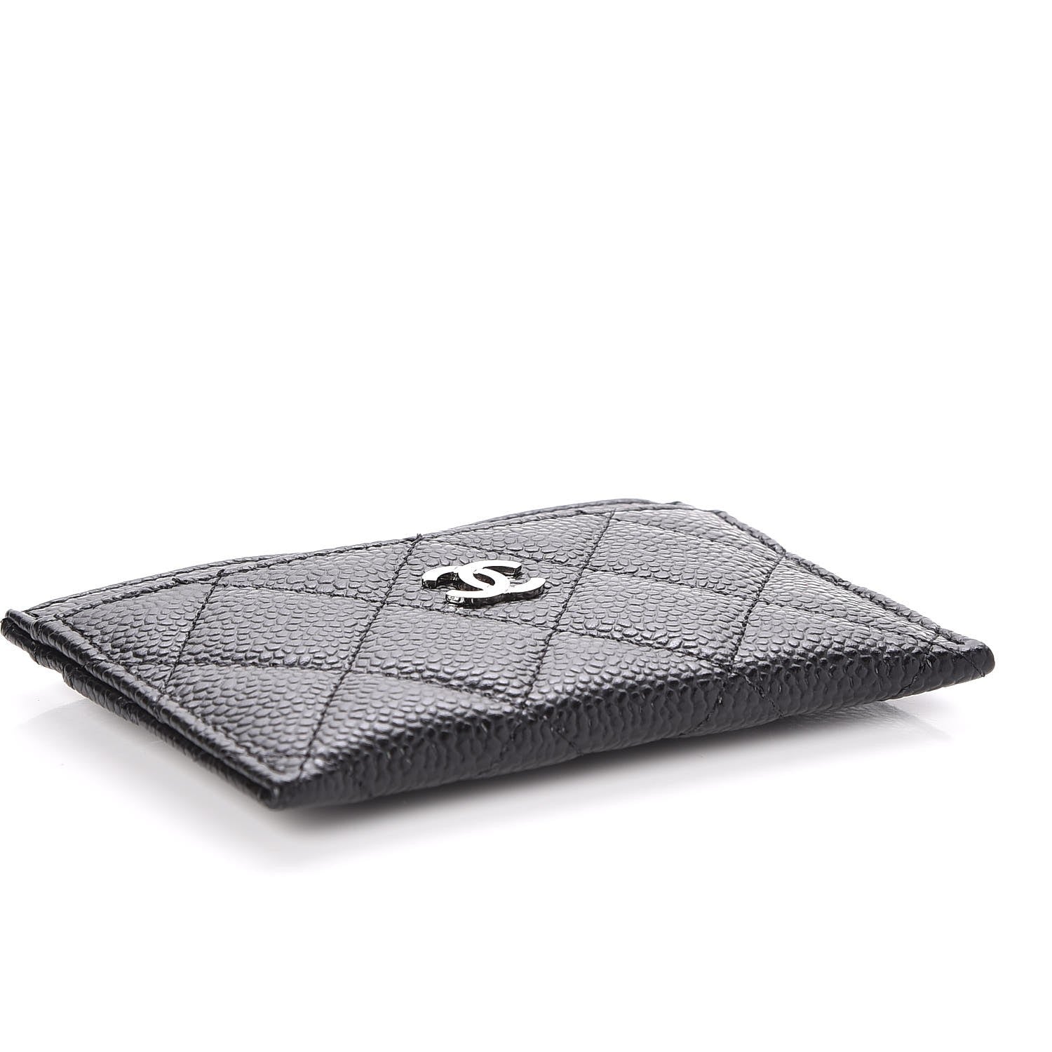 Chanel Caviar Quilted Card Holder Black 4 of 9