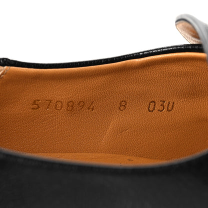 Gucci Goatskin Mens Horsebit Loafers 8 Black 8 of 9