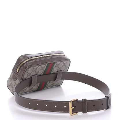 Gucci GG Supreme Monogram Web Small Ophidia Belt Bag 85 34 Dark Brown 3 of 10