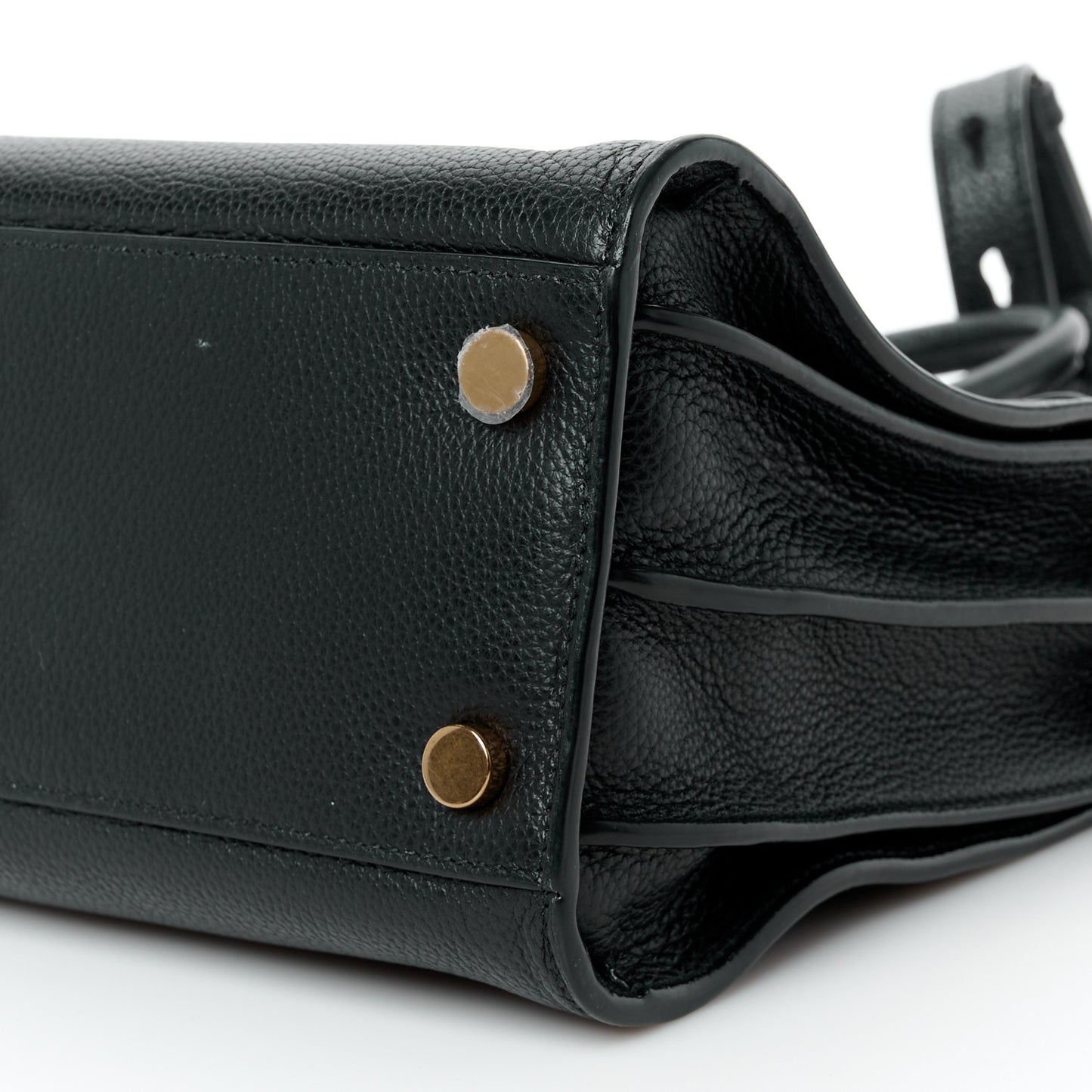 Grained Calfskin Baby Sac De Jour Souple Black