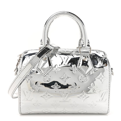 Louis Vuitton Monogram Miroir Speedy Bandouliere 20 Silver 1 of 9